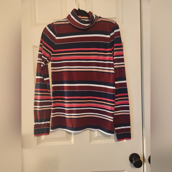 J. Crew Tops - J. Crew Striped Turtleneck           SIZE Medium
